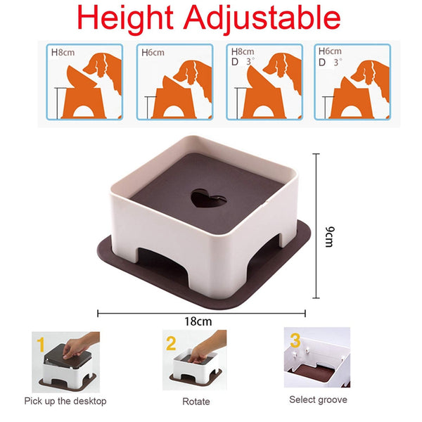 Pet cat dog table dog table