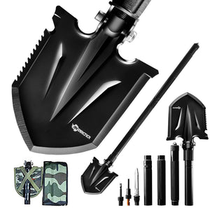 Folding Survival Shovel Camping Multitool Compact Tactical Entrenching Tool
