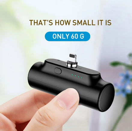 Magnetic Power Bank 3000 MAh Is Suitable For Apple Mobile Power Mini Portable 18650 Charging